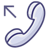 Outcoming icon